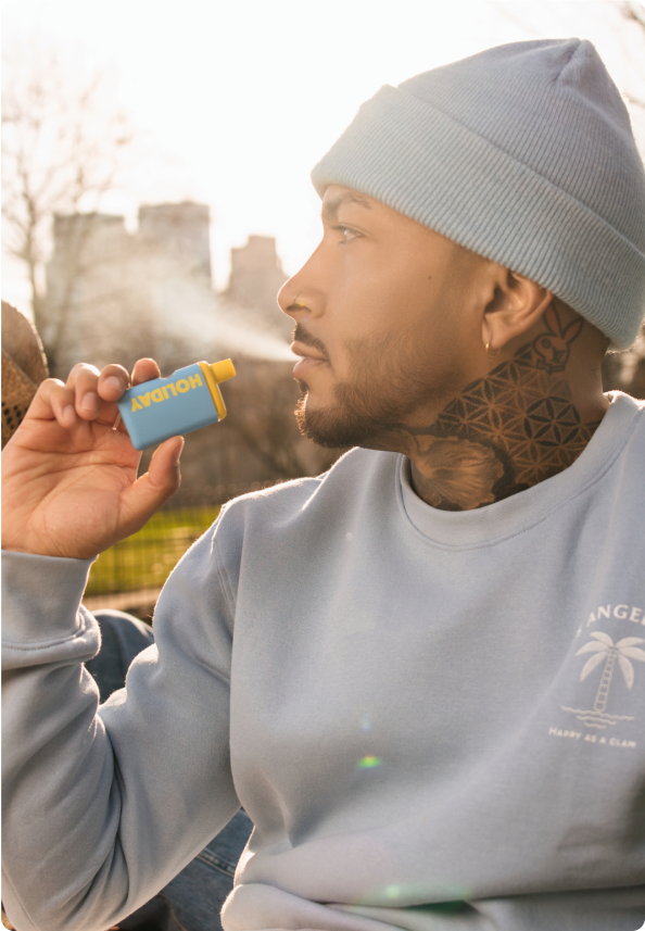 Holiday H-Bar Airplane Mode THC vape device