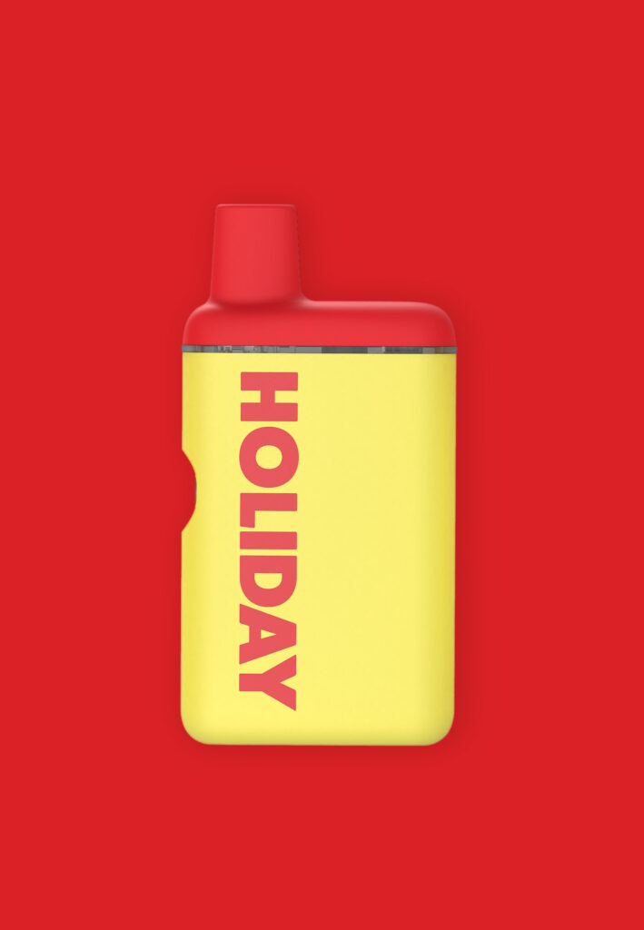 Holiday H-Bar Golden Hour THC vape - watermelon strawberry coconut