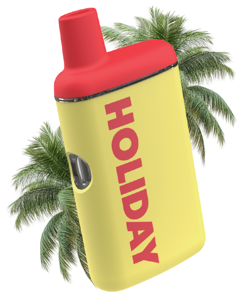 Holiday H-Bar Golden Hour THC vape features