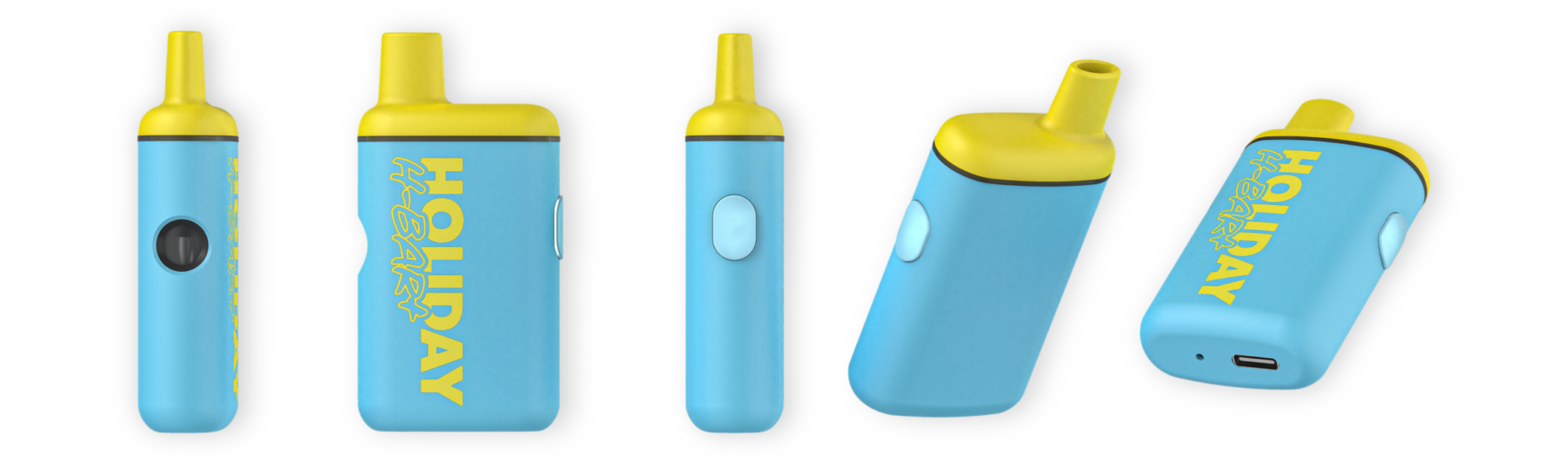 Holiday H-Bar Plus Airplane Mode 2g rechargeable THC vape - blueberries 'n cream