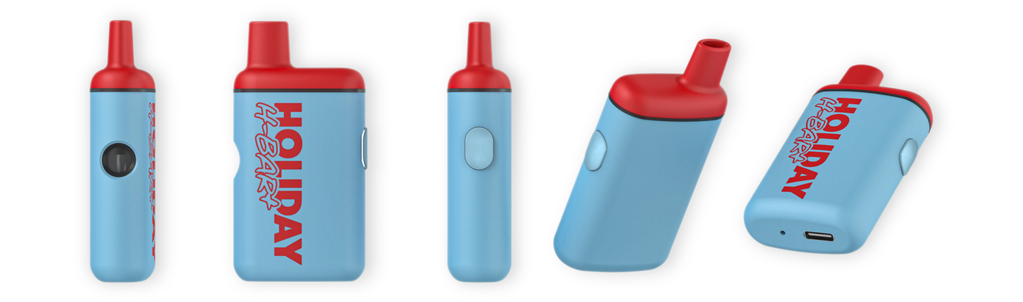 Holiday H-Bar Plus Staycation 2g rechargeable THC vape - frozen lychee