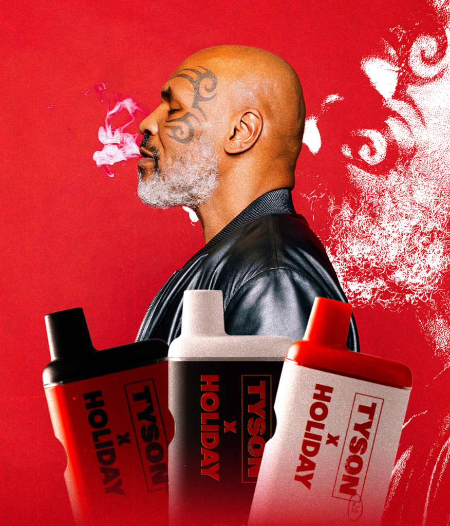 TYSON 2.0 x Holiday collaboration key art with Mike Tyson